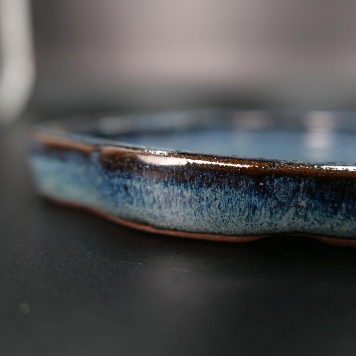 Begonia Lake · Jun-Glaze Tea Tray